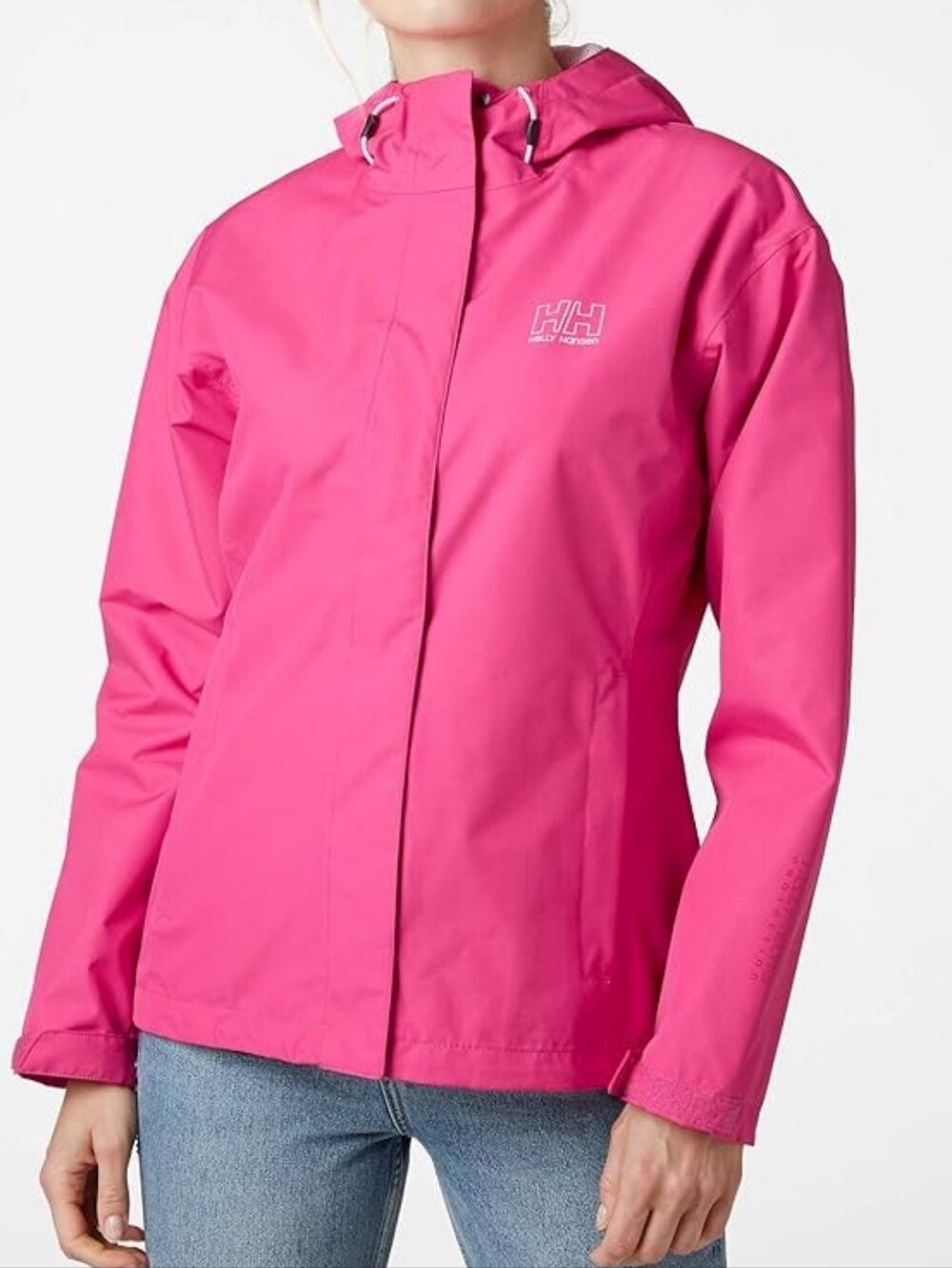 Helly Hansen Women's Seven J Rain Jacket In Dragon Fruit Pink Large